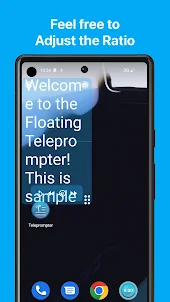 Teleprompter: Floating Notes