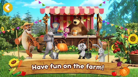 Masha and the Bear: Farm Games  screenshots 7