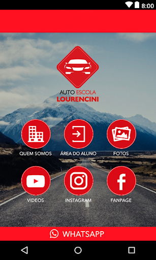 Android application Autoescola Lourencini screenshort