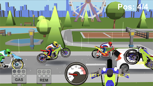 Indonesia Drag Moto Racing 3D Screen 2