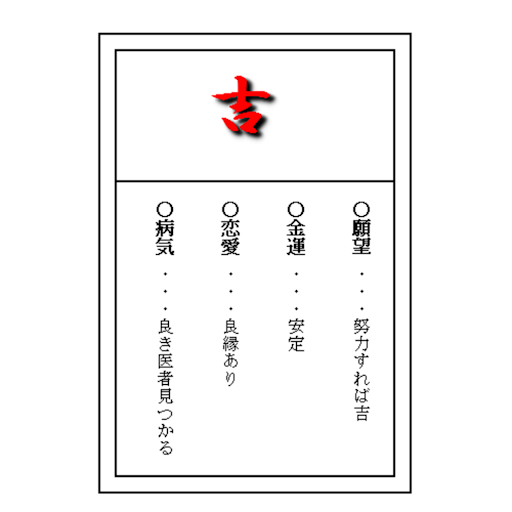 おみくじ Screen 3