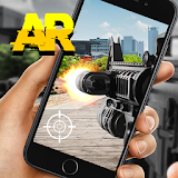 Weapon AR camera 3d simulator icon
