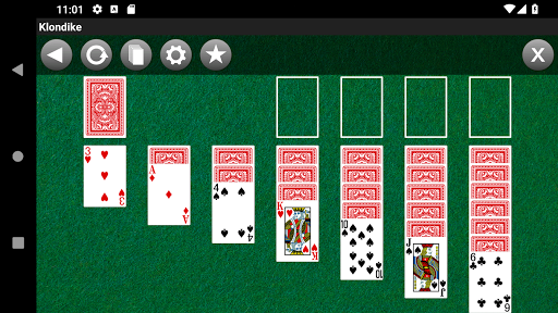 Android application Klondike screenshort