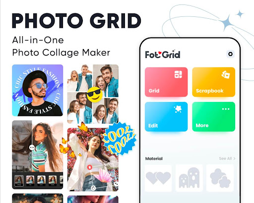 Android application Foto Grid: Photo Collage &Grid screenshort