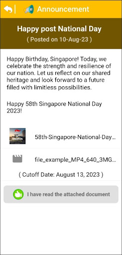 CommApp for Parents v2 Screen 3