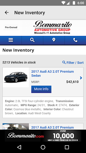 Bommarito Automotive Group Screen 2