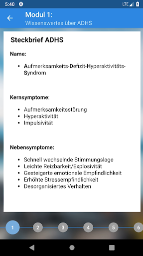 AwareMe ADHS Screen 2