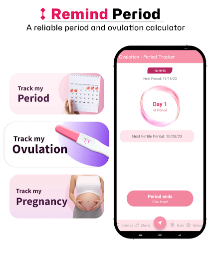 Ovulations Periods Trackers Screen 2