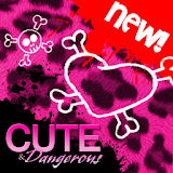 Cute Pink Cheetah Theme Go SMS icon