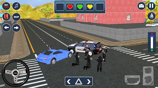 Prado Police Car: Parking Game