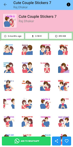Love Stickers For WhatsApp Screen 2