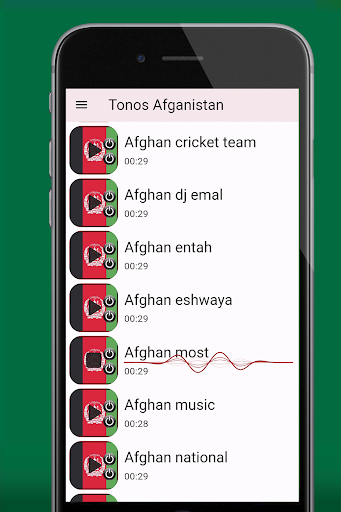 Android application Afghanistan Ringtones screenshort