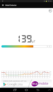Détecteur de métaux Capture d'écran