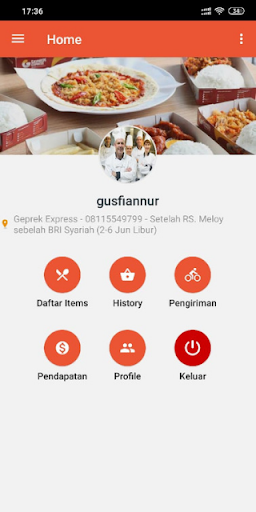 Android application EVOBIZ - Mitra Evojek screenshort