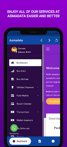 Asmadata Screen 2