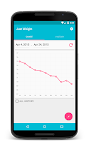 screenshot of Just Weight. Track Your Weight