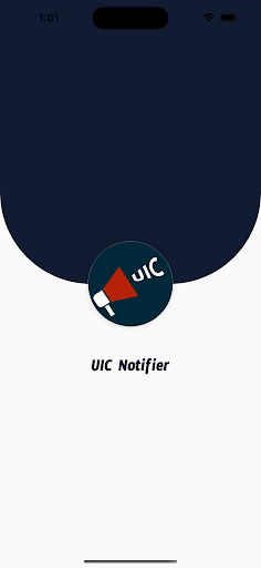 Android application UICN (UIC Notifier) screenshort