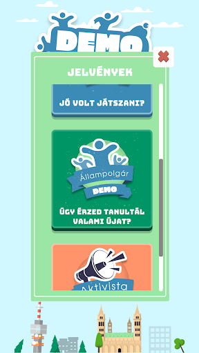 DEMO the citizenship simulator Screen 2