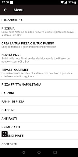 Le Fiamme Delivery Screen 3