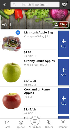 Screenshot of Shop Smart Supermarket