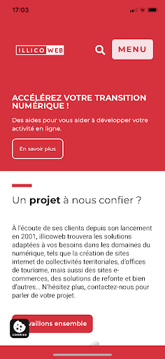 Android application Illicoweb App screenshort