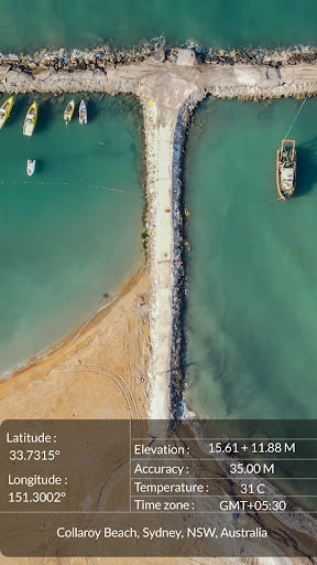 Android application GPS Map Camera - Geotag Photo screenshort