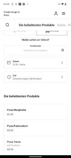 Foodys Burger & Pizza Screen 3