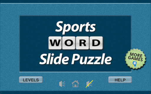 Android application Sports Word Slide Fun screenshort