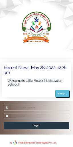 Android application Little Flower Matriculation screenshort