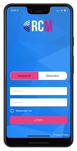 Android application RCM screenshort