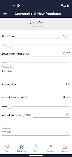First Savings Mortgage Screen 3