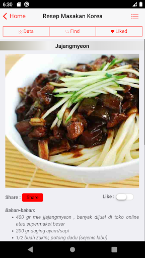 Resep Masakan Korea Screen 2