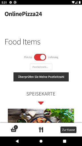 Online Pizza24 Screen 2