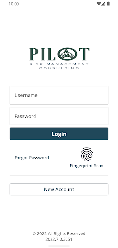 Android application Pilot Risk screenshort
