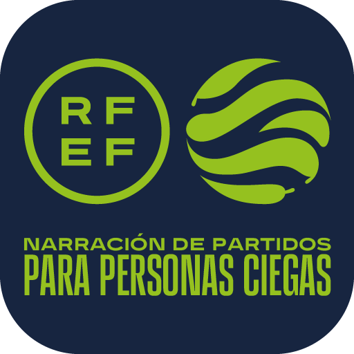 Narración para ciegos RFEF logo