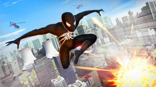 Télécharger Gratuit 🕷 Spider Superhero Fly Simulator  APK MOD (Astuce) screenshots 1