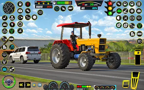 真實拖拉機遊戲 3d