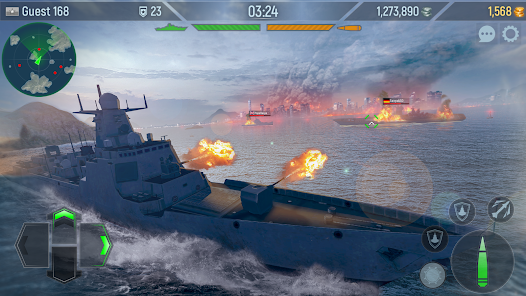 Captura de Pantalla 19 Naval Armada: Barcos de Guerra android