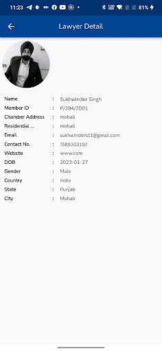 Lawyers Directory India Screen 2