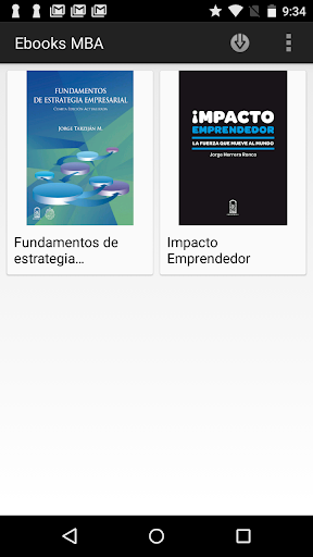 Android application Ebooks MBA screenshort