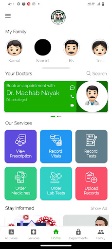 Android application DIAREV screenshort