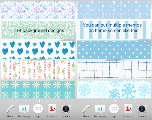 Sticky Memo Notepad Ocean