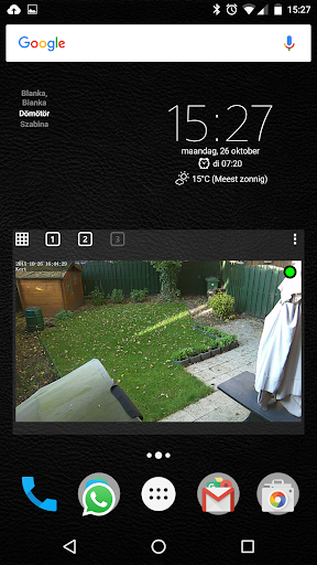 Android application Foscam widget demo screenshort