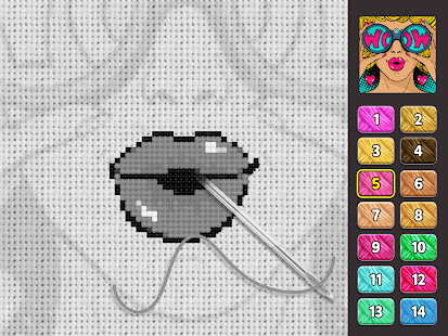 Cross Stitch: Color by Number Captura de pantalla