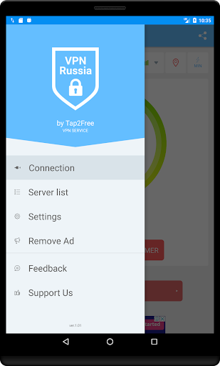 VPN servers in Russia v1.95 Pro Android