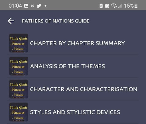 Fathers of Nations Study Guide Screen 2
