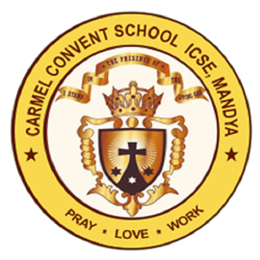 Carmel ICSE Mandya logo