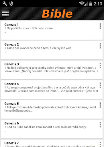 Sväté Písmo Screen 3
