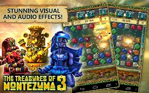 Treasures of Montezuma 3 Free. True Match-3 Game. Screenshot