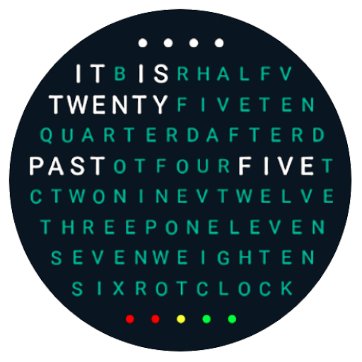 Word Clock Watch Face logo